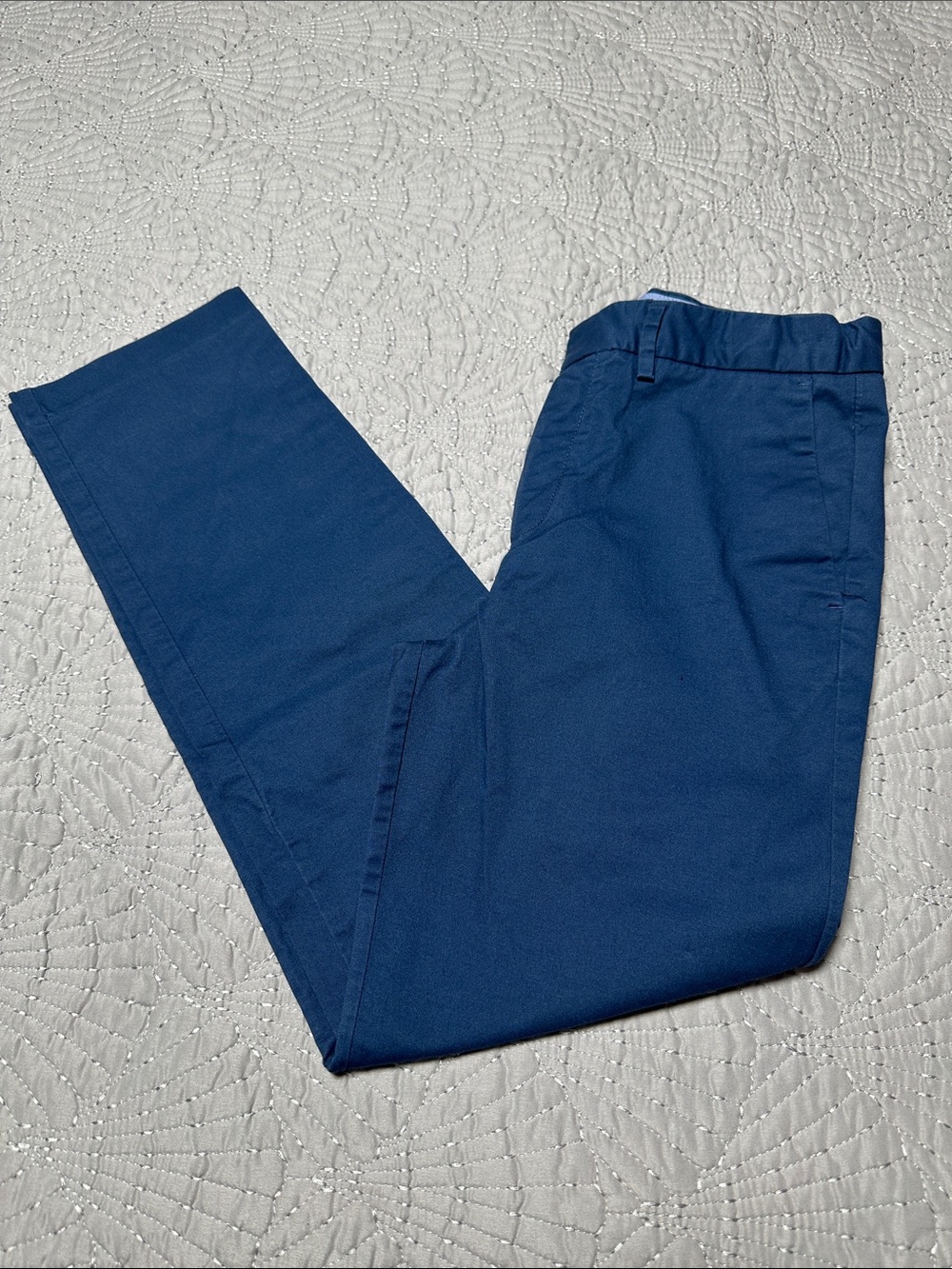 J.Crew Boys Crewcuts Union Blue Thompson Flex Chino Pants, EUC, Size 10